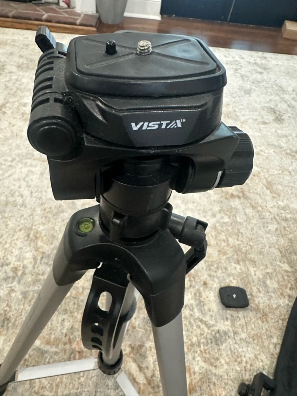 Estate Sale ~ Polaroid Black & Silver Camera Tripod with Carry Bag